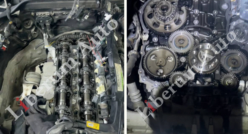 Замена ГРМ на моторе ОМ654 Мерседес